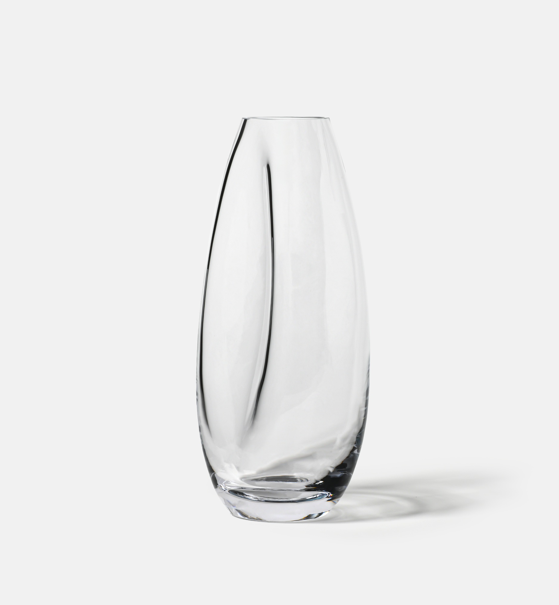 krosno-flow-32-cm-vase-cristal-transparent-incolore image 1
