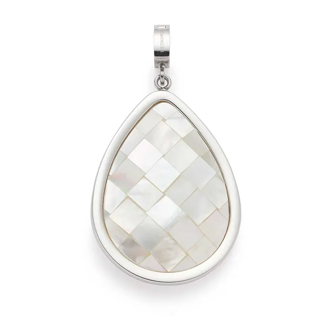 leonardo-ira-clip-mix-pendentif-nacre-argent image 1
