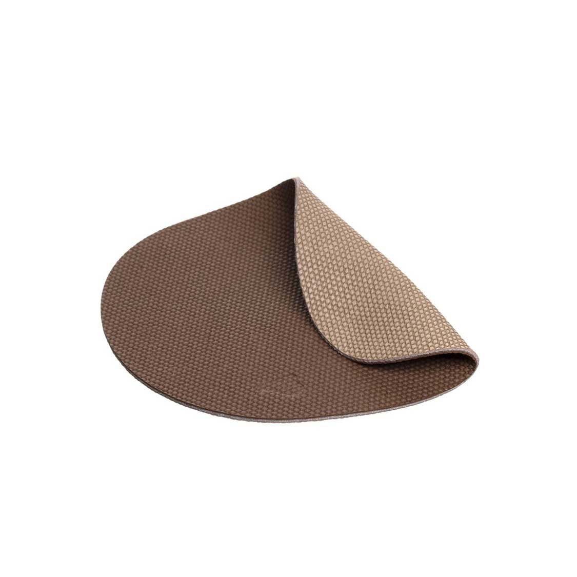 leonardo-gocce-dessous-de-verre-marron-beige-lot-4-ovale image 4