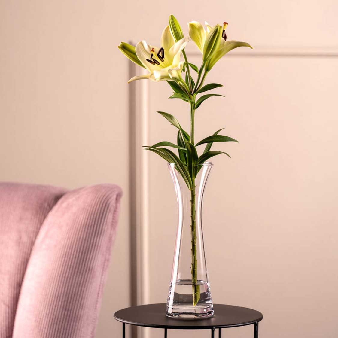 leonardo-gia-vase-soliflore-verre-25-cm-transparent image 5