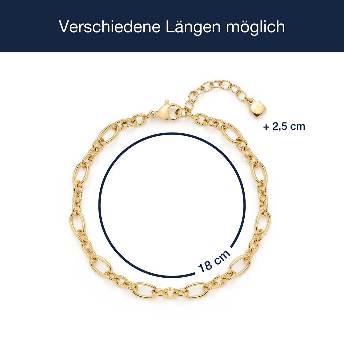 leonardo-ciao-solvani-bracelet-dor-maillons-ovales image 4