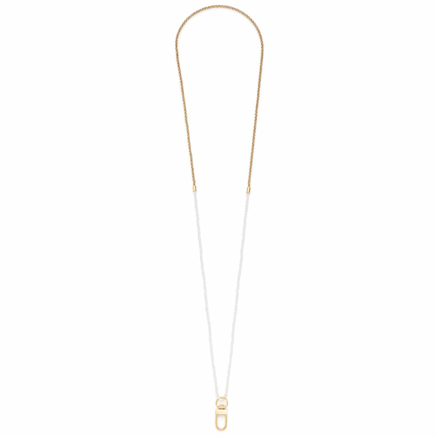 leonardo-lucinda-collier-48-cm-dor-perles-blanches image 2