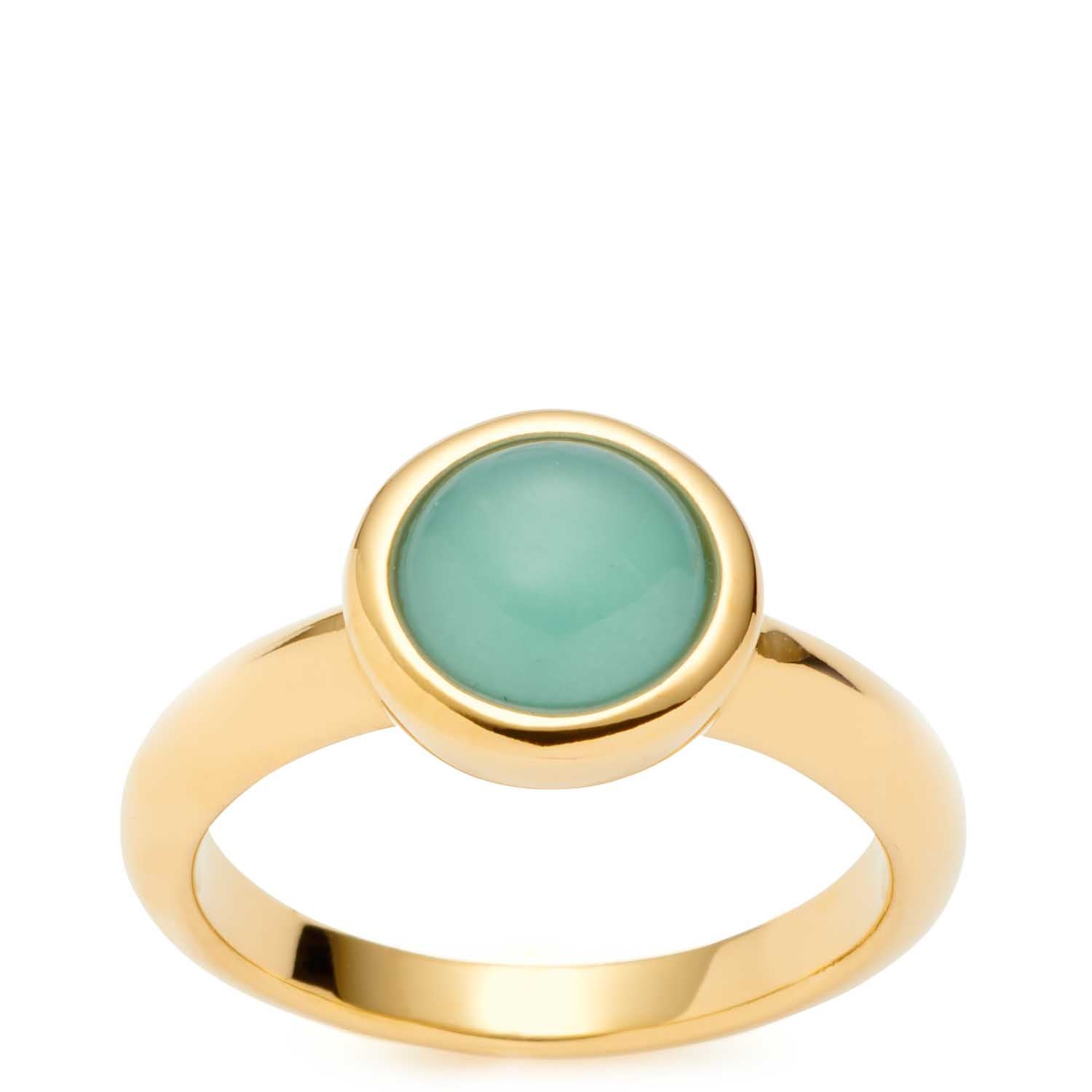leonardo-bea-bague-cocktail-cabochon-bleu-taille-17 image 2