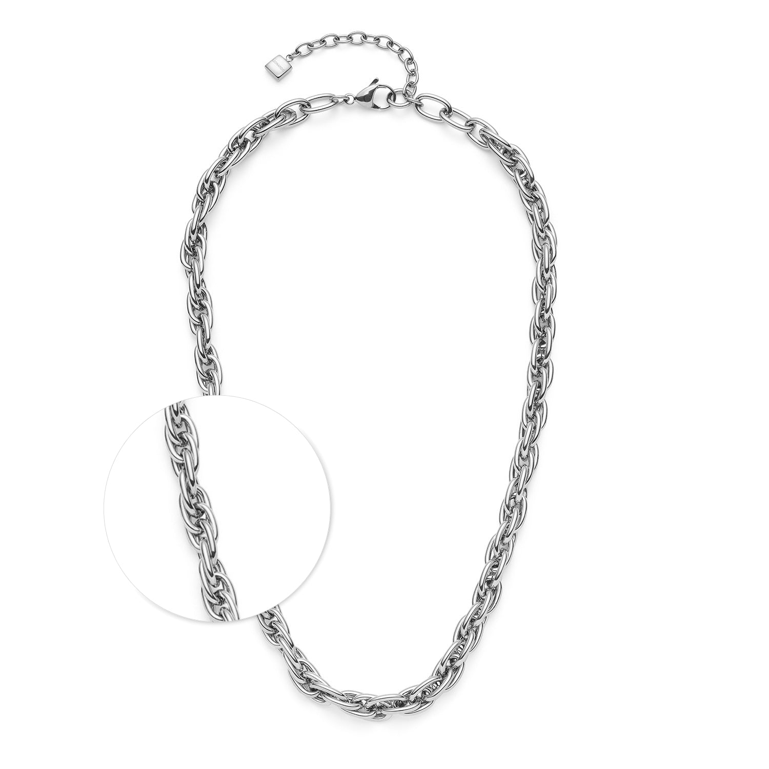 leonardo-sina-collier-maillons-45-cm-argent image 1