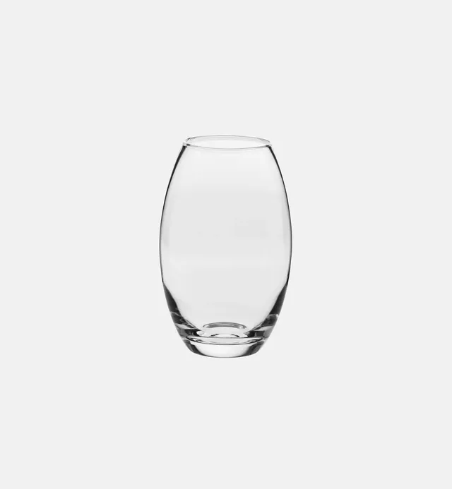 krosno-vases-vase-ovale-23-5-cm-verre-transparent-fait-main image 1