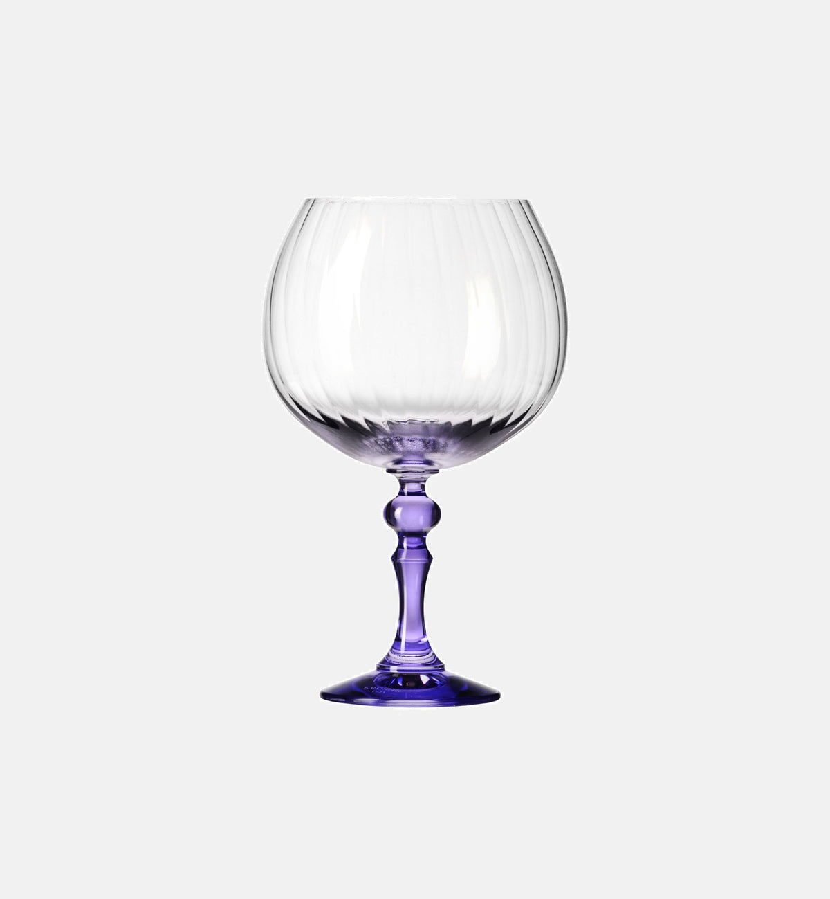 krosno-bubble-verres-gin-660-ml-tige-violette image 1