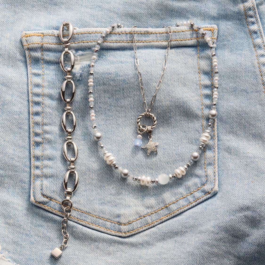 leonardo-klara-collier-45-cm-perles-blanc-gris-bleu image 2
