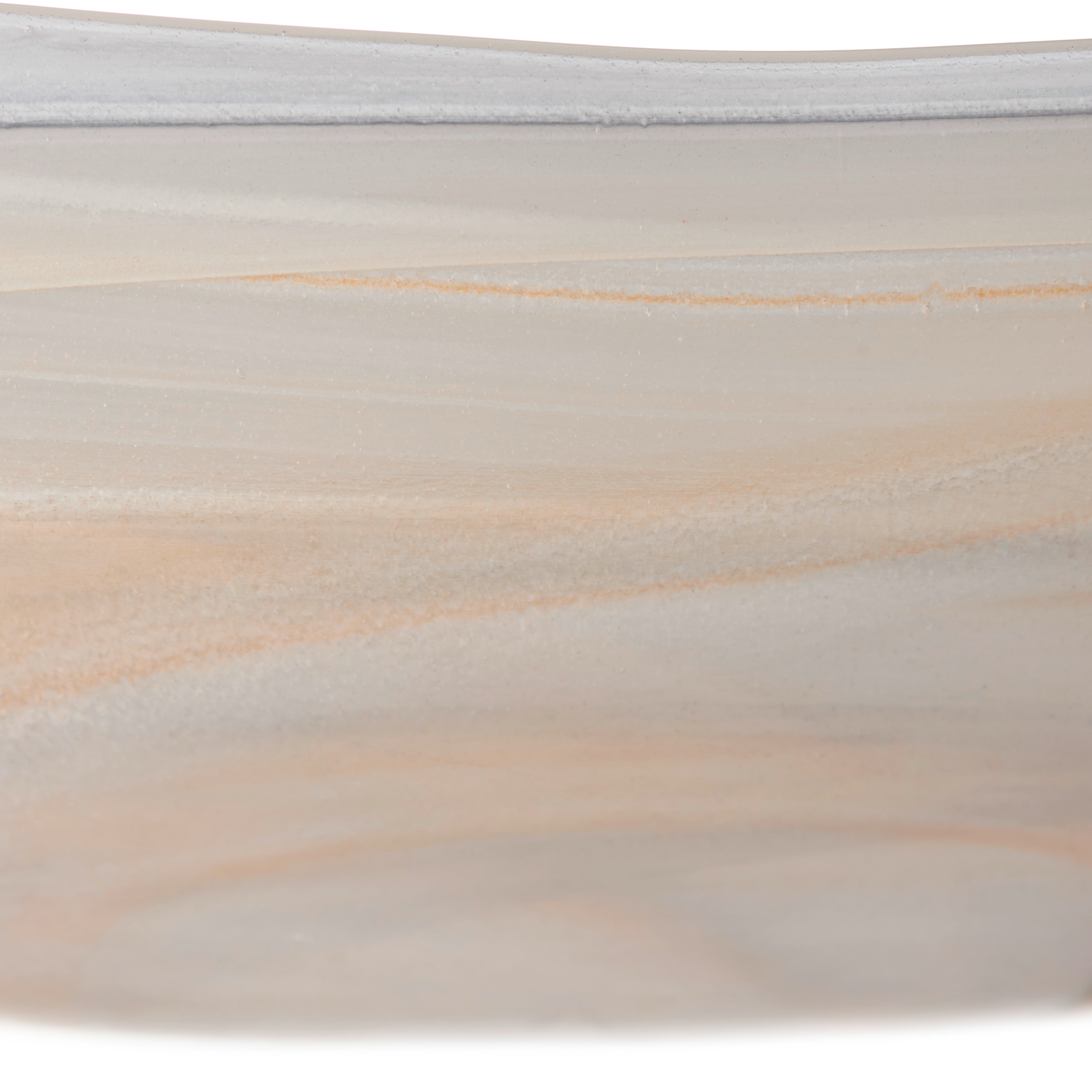 leonardo-alabastro-coupe-verre-beige-ovale-22-cm image 4