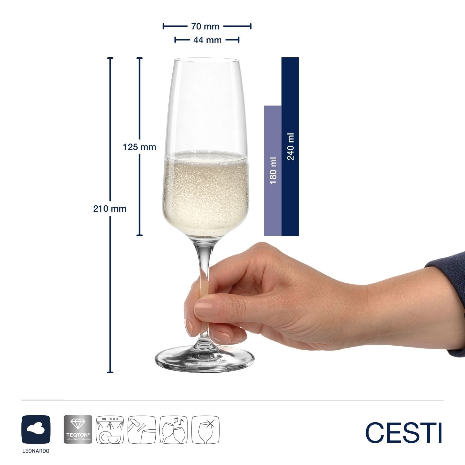 leonardo-cesti-fl-tes-champagne-240-ml-lot-6-chiffon image 2