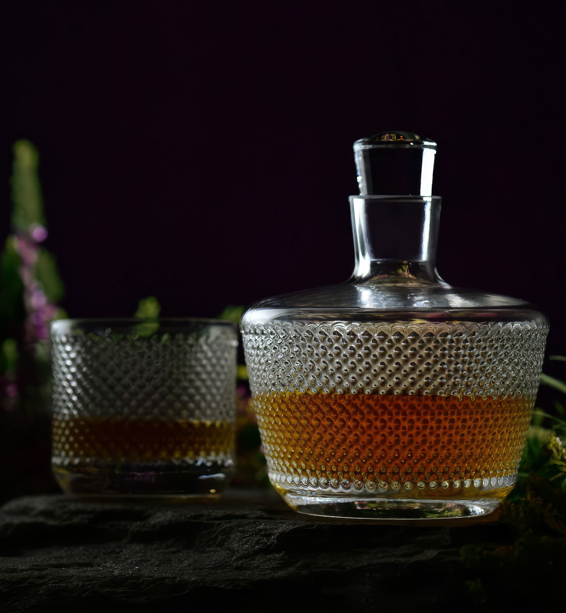 krosno-scotland-service-whisky-carafe-verres-textur-s image 6