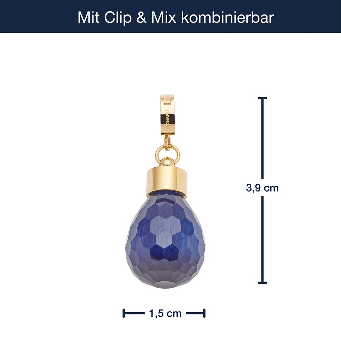 leonardo-bilou-clip-mix-pendentif-dor-bleu-goutte-m image 4