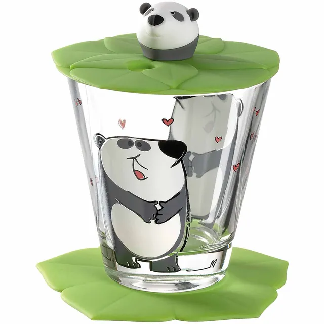 leonardo-bambini-panda-verre-enfant-3-pi-ces-panda image 1