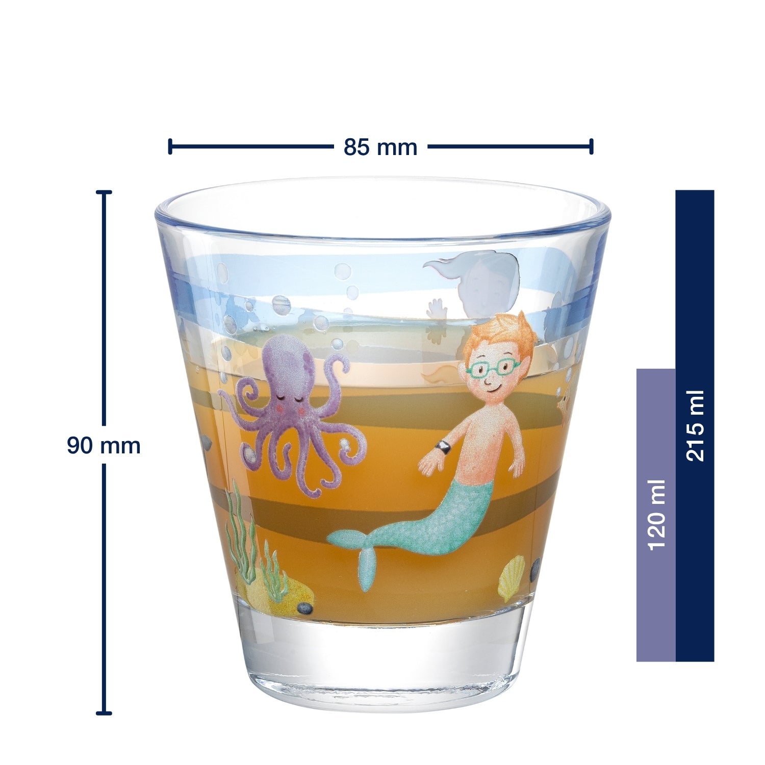 leonardo-bambini-avventura-verre-enfant-215-ml-mer-lot-6 image 3