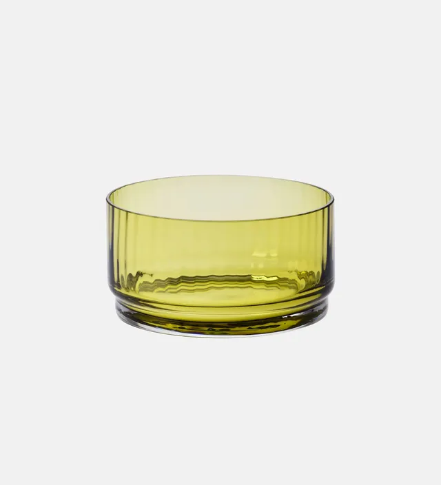 krosno-saladier-olive-stri-bol-verre-15-cm image 1