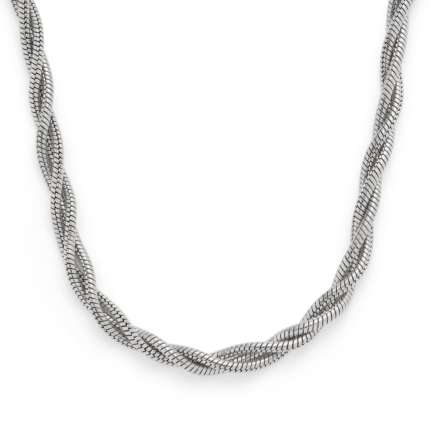 leonardo-sue-collier-45-cm-acier-torsad-argent image 2