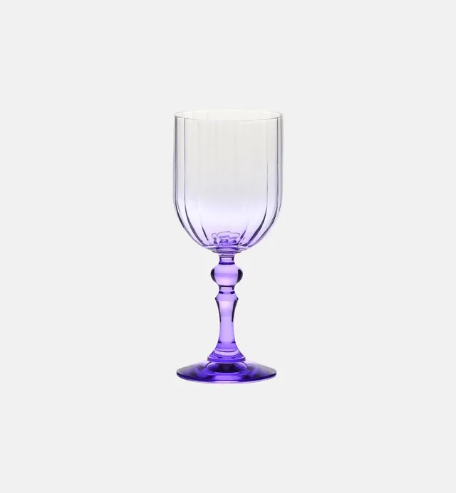 krosno-bubble-300-ml-verre-vin-pied-violet image 1