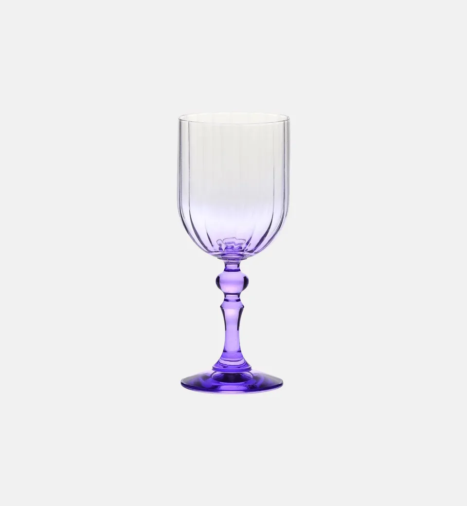 krosno-bubble-300-ml-verre-vin-pied-violet image 1