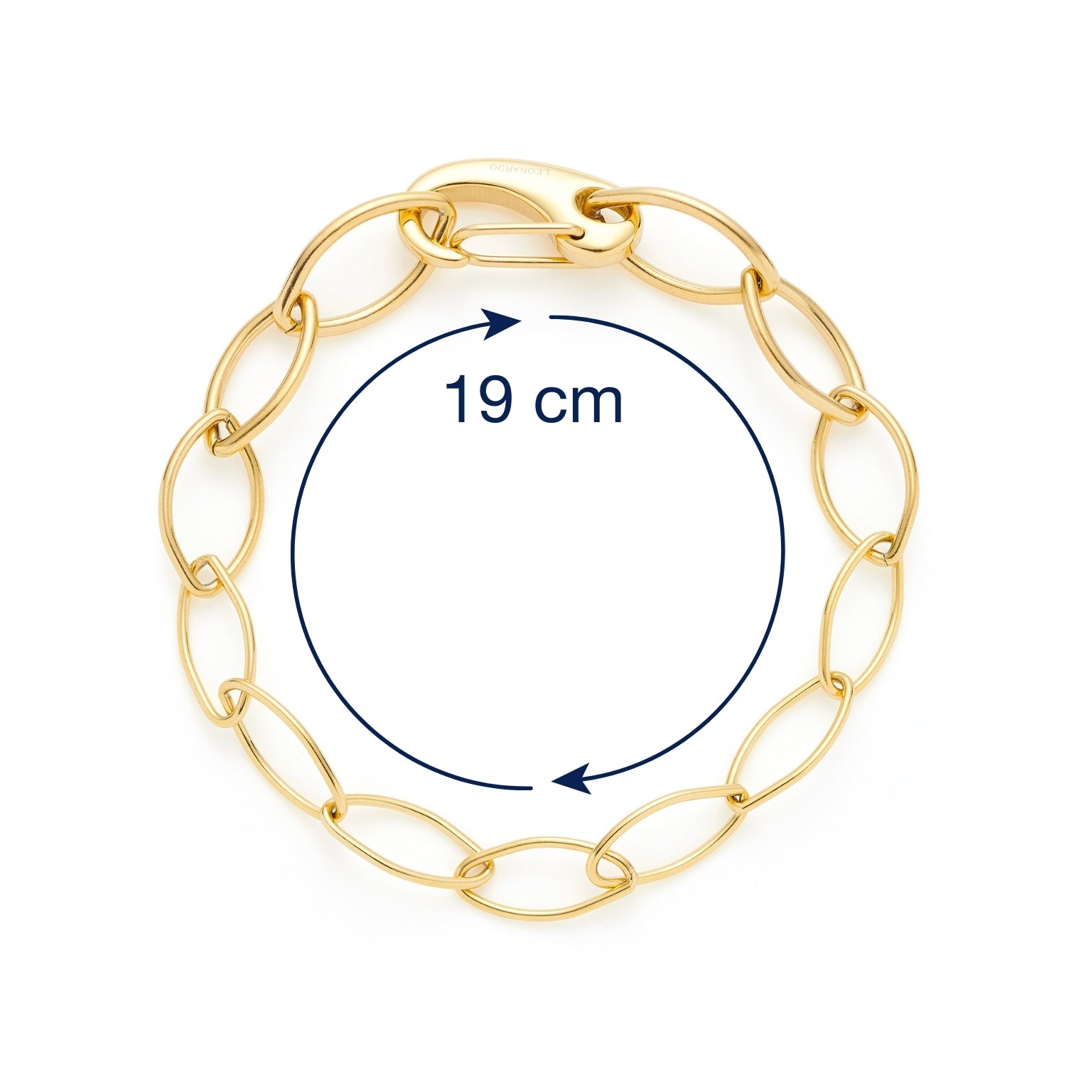 leonardo-tory-bracelet-dor-grosses-mailles-charms image 3