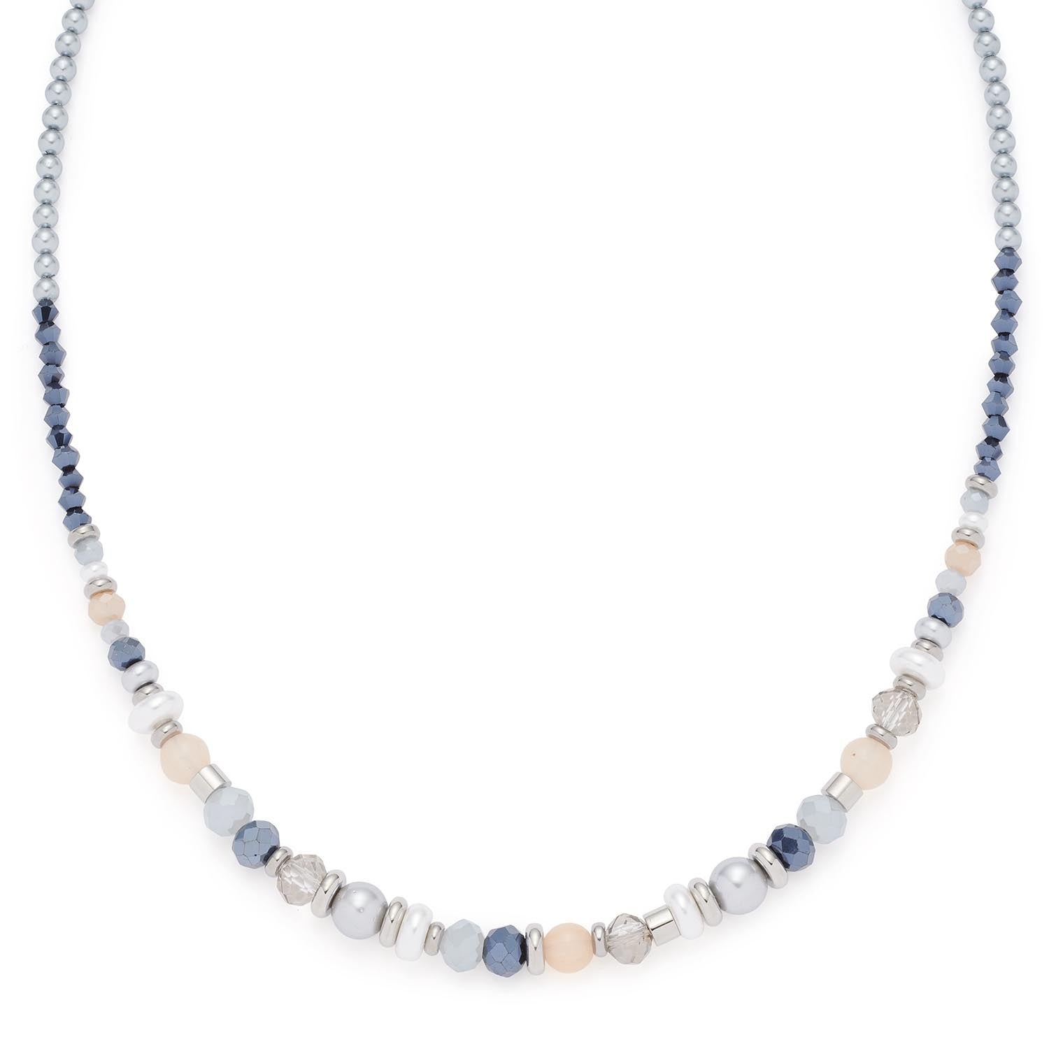 leonardo-britta-collier-perles-bleues-45-cm image 5