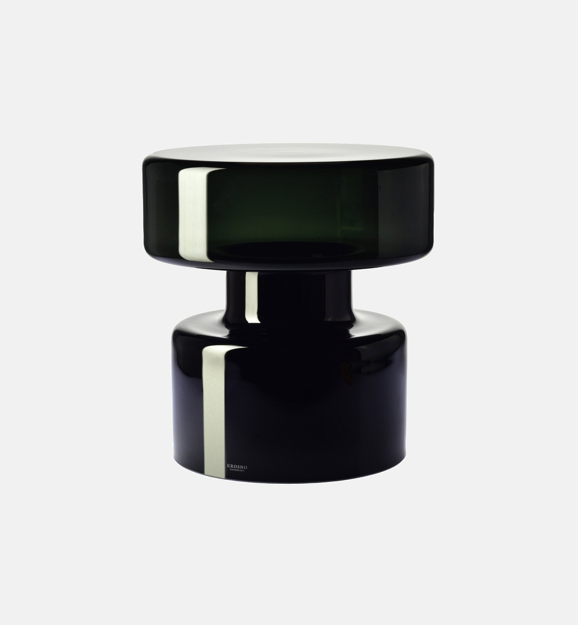 krosno-02-table-basse-verre-graphite-cristal-fait-main image 1