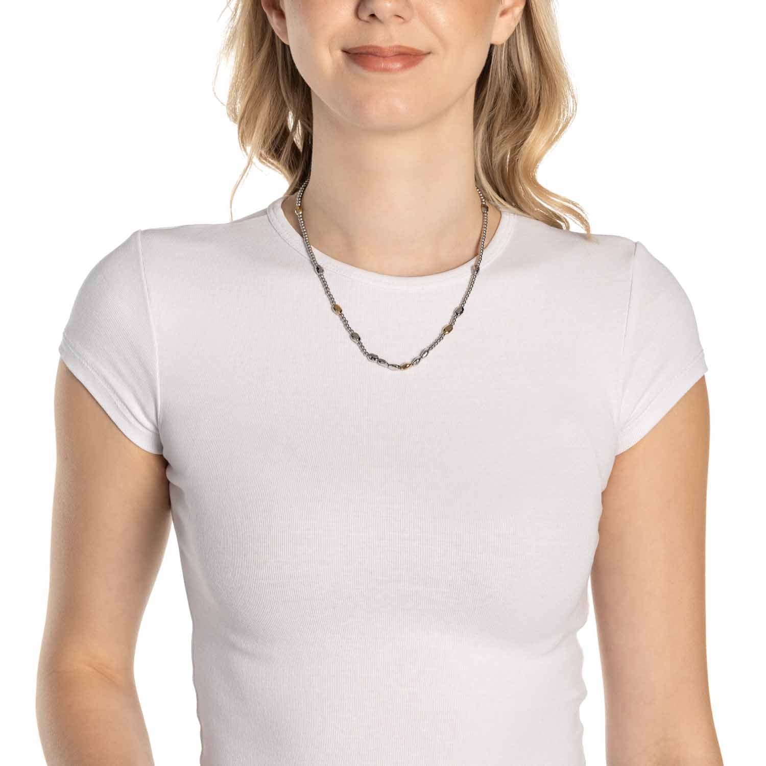 leonardo-veja-collier-45-cm-bicolore image 4