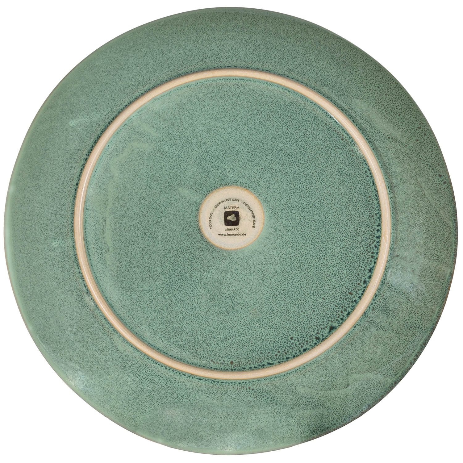 leonardo-matera-assiette-c-ramique-32-cm-verte image 4