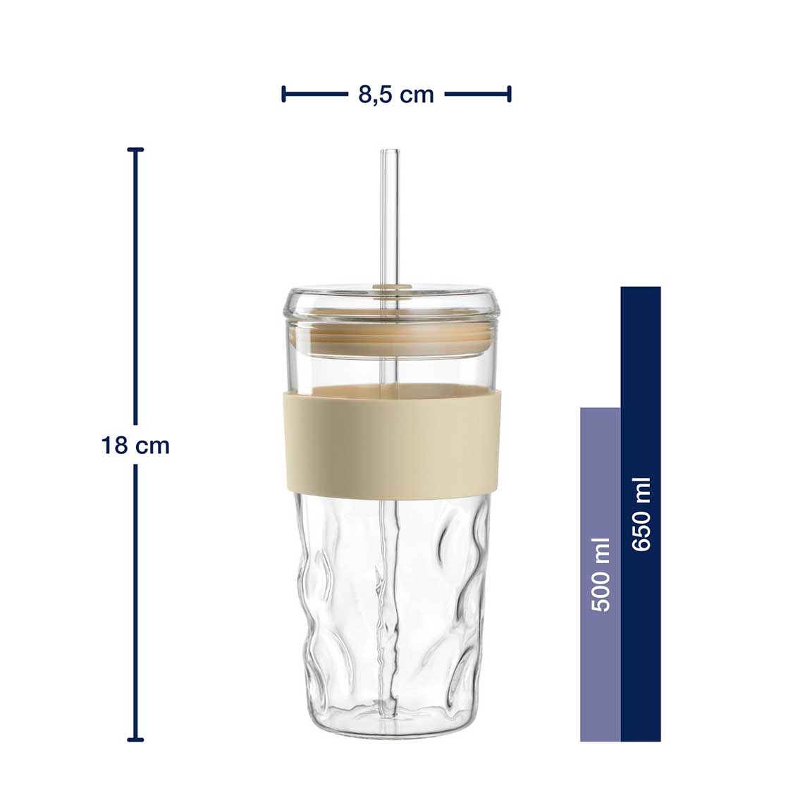 leonardo-sano-gobelet-to-go-500-ml-vanille-verre image 3