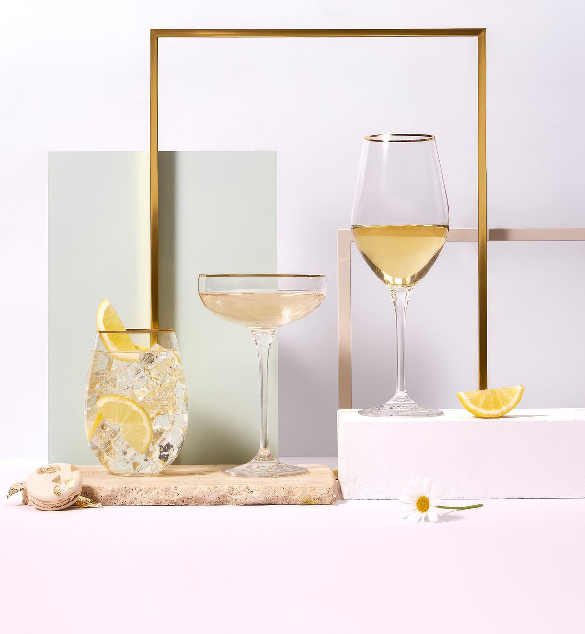 krosno-splendour-verre-vin-460-ml-bande-dor-e image 3