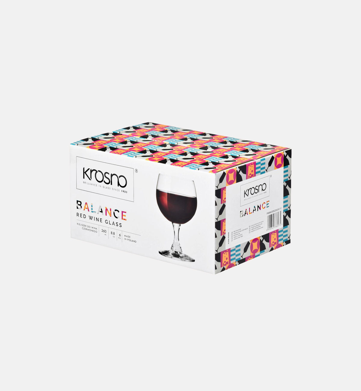 krosno-verres-vin-rouge-260-ml-cristallin image 3