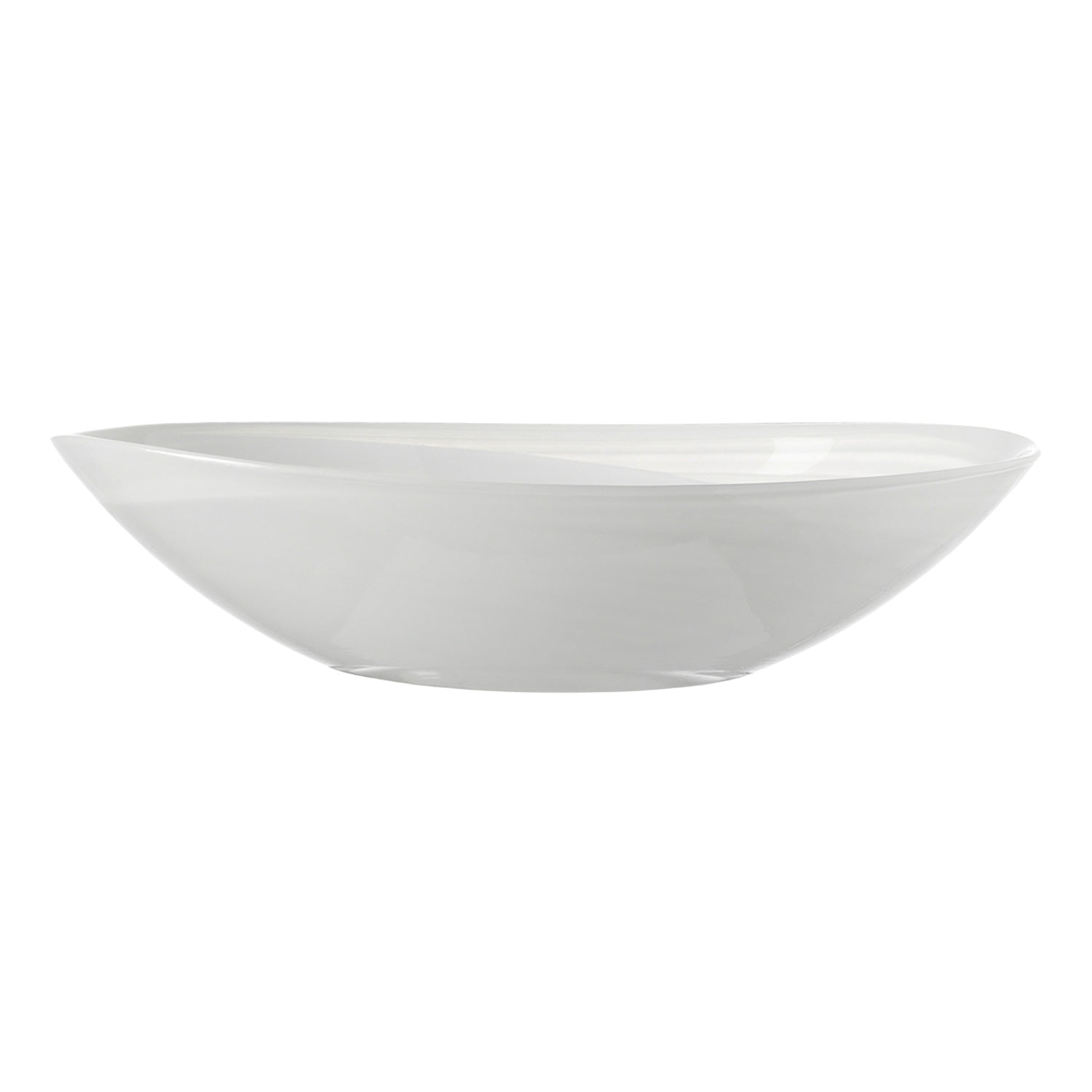 leonardo-alabastro-coupe-ovale-blanche-22-cm-verre image 1