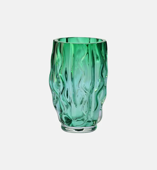 krosno-palace-20-5-cm-vase-en-verre-meraude image 1