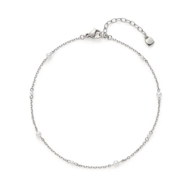 leonardo-navina-ciao-bracelet-de-cheville-perles-blanches image 1