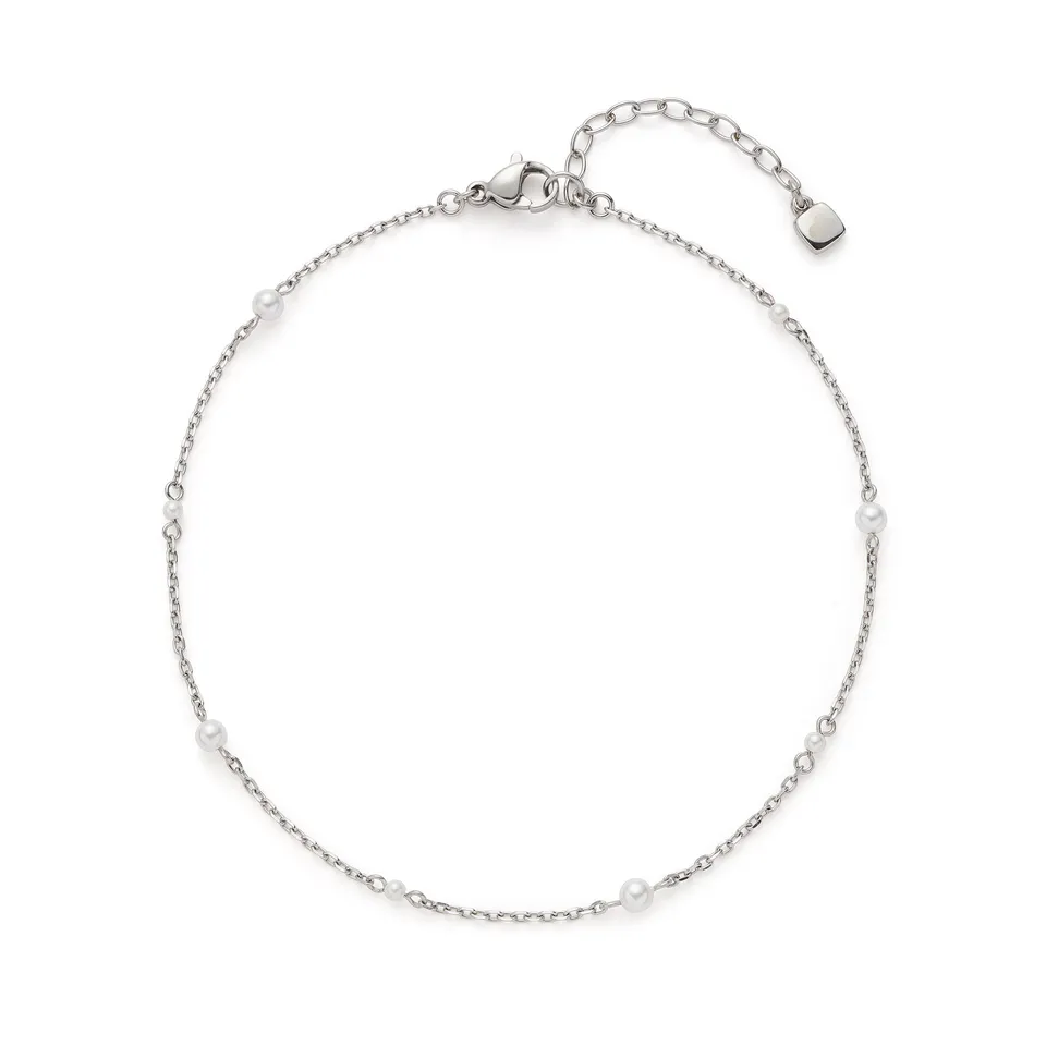 leonardo-navina-ciao-bracelet-de-cheville-perles-blanches image 1