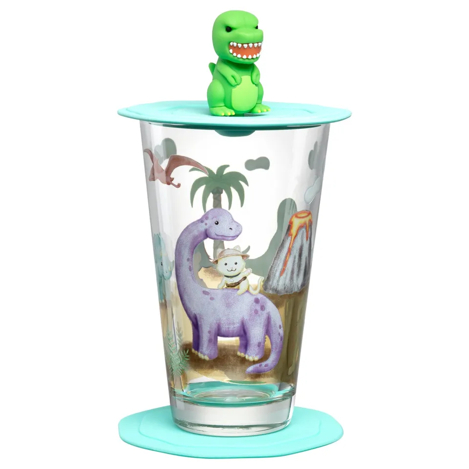 leonardo-bambini-avventura-dino-verre-enfant-300-ml-lot-3-pi-ces image 1