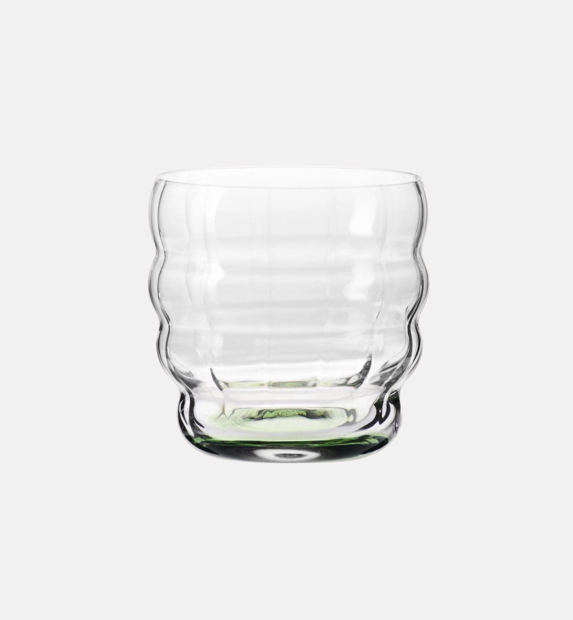 krosno-matcha-moments-verre-vert-330-ml-ondul image 1