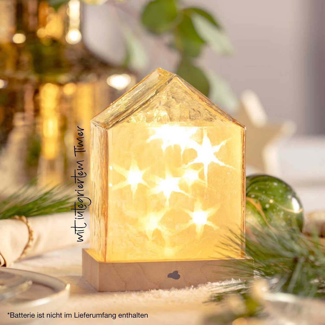 leonardo-magico-maison-lumineuse-led-ambre-18-cm image 2