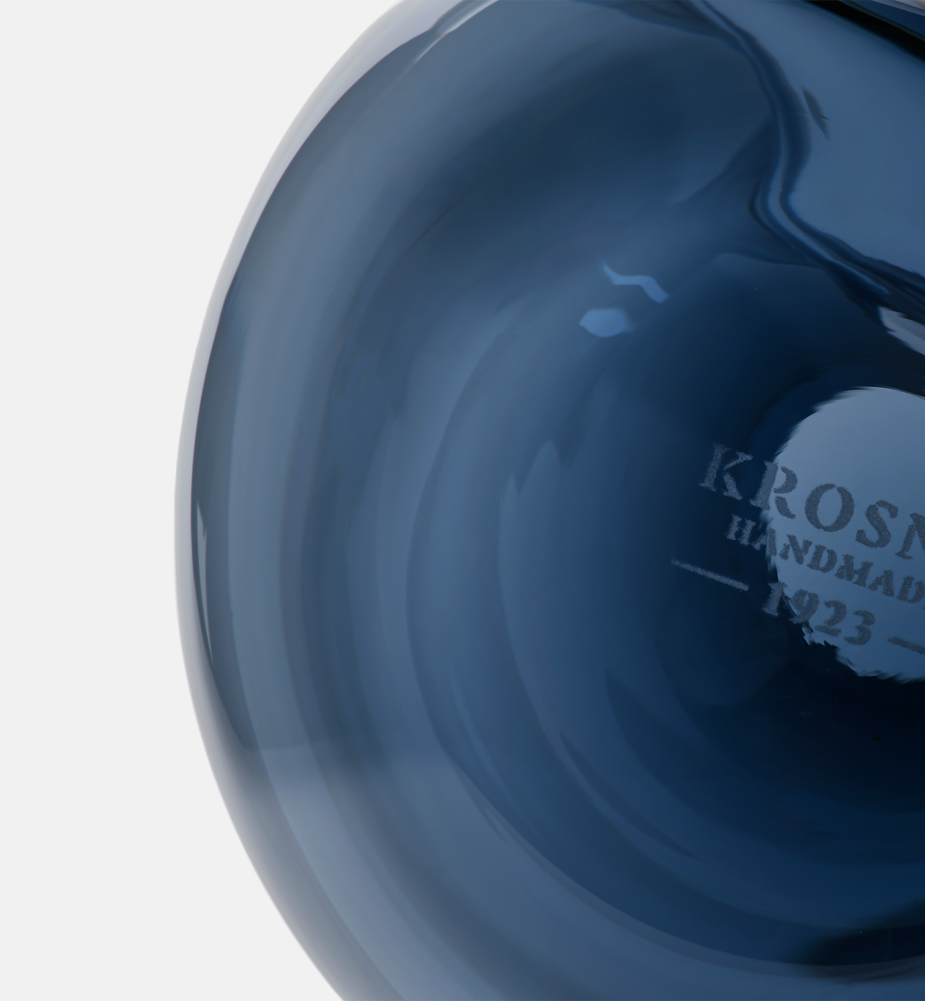 krosno-flow-vase-cristal-20-cm-bleu-marine image 6