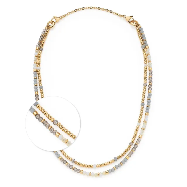 leonardo-bernadette-collier-dor-50-cm-perles-bicolore image 1