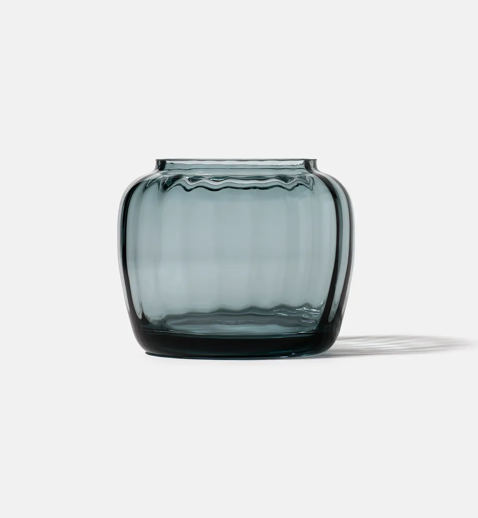 krosno-ballerina-akwamaryn-bougeoir-verre-bleu-12-cm image 1