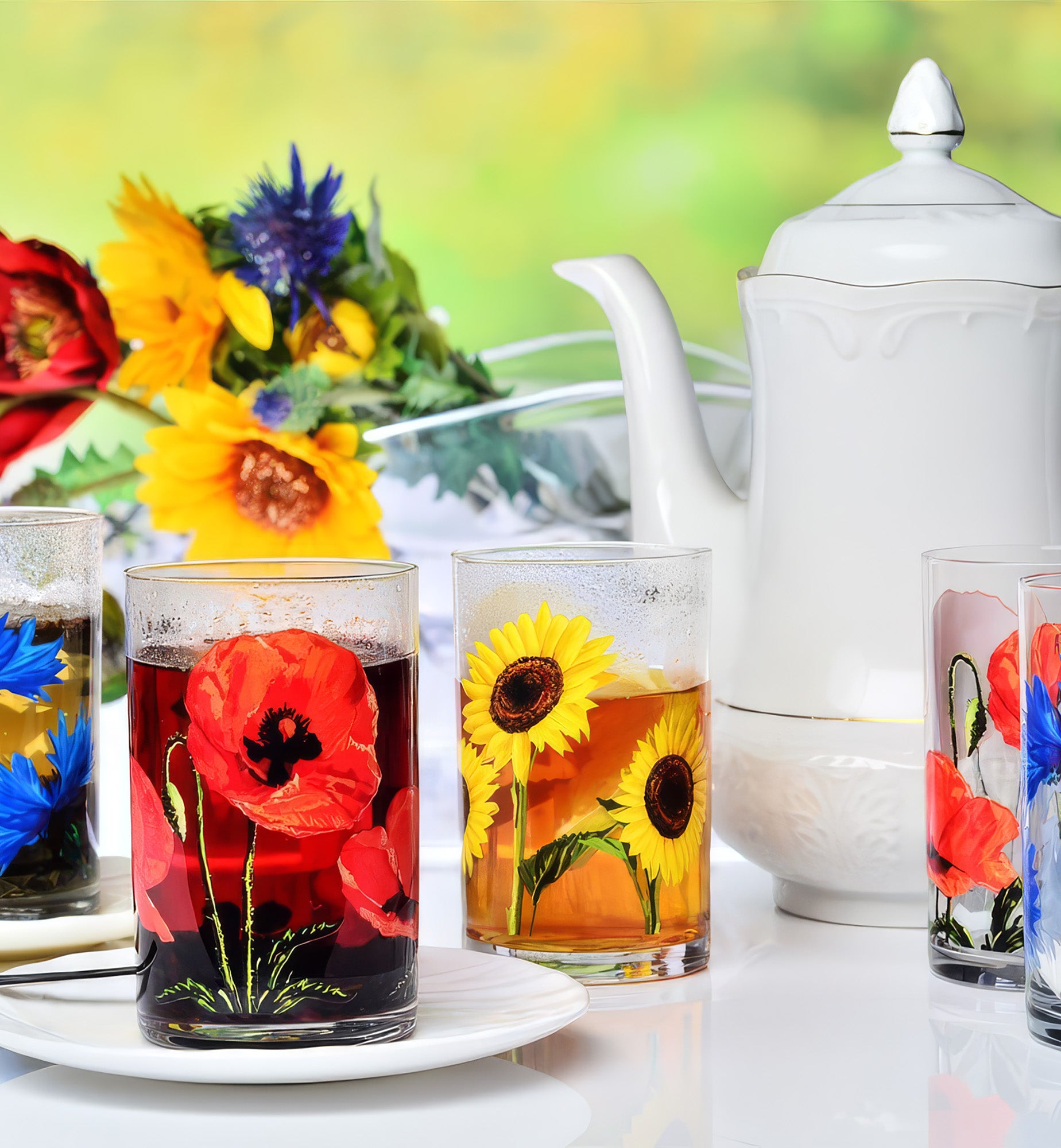 krosno-bloom-verres-d-cor-s-250-ml-lot-6-fleurs image 5