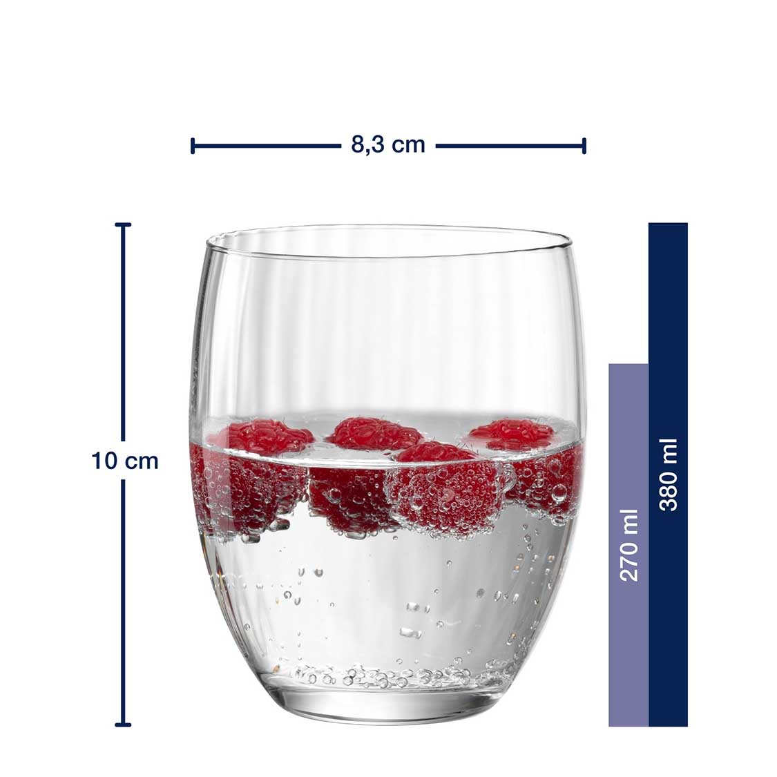 leonardo-poesia-verre-eau-380-ml-lot-de-6-transparent image 3