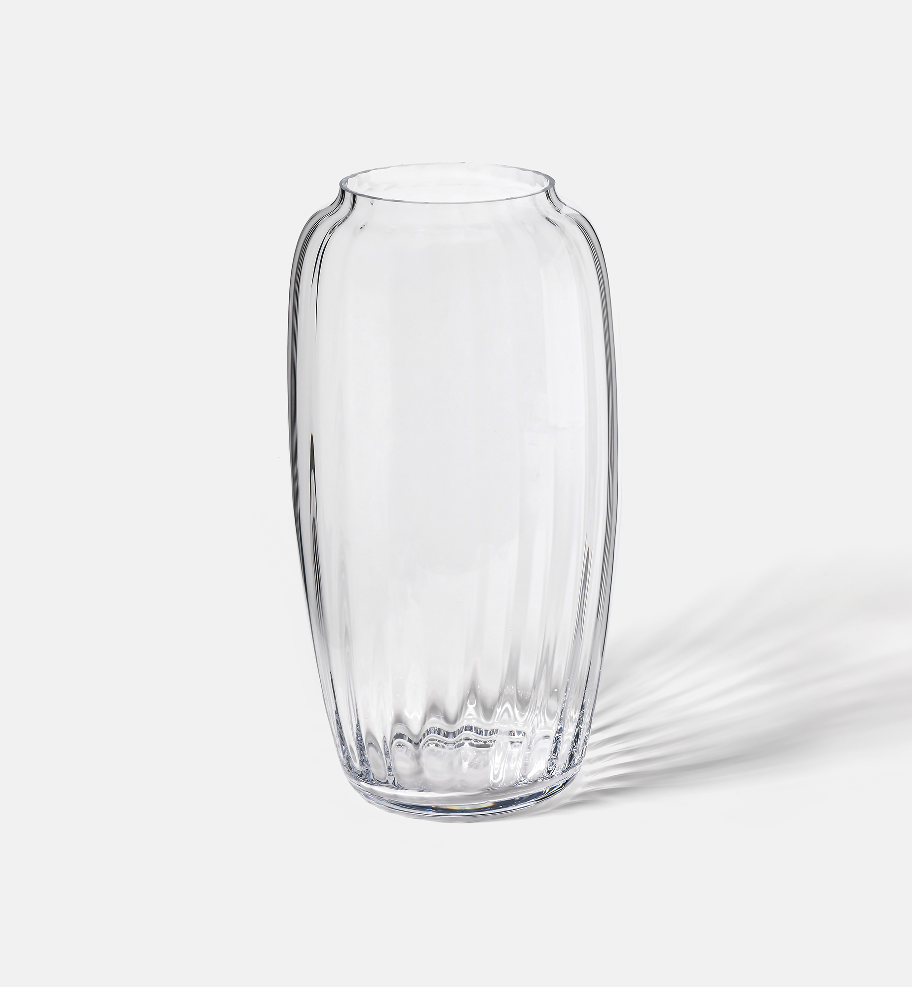 krosno-ballerina-40-cm-vase-cristal-stri-transparent image 2