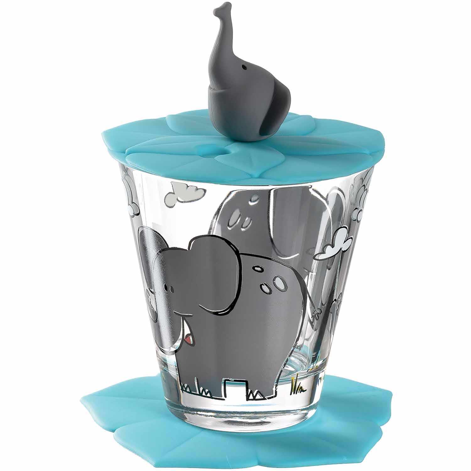 leonardo-bambini-set-3-pi-ces-verre-enfant-l-phant image 1