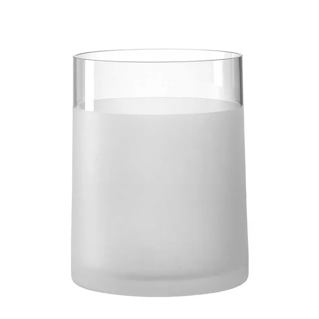 leonardo-novara-vase-en-verre-19-cm-satin image 1