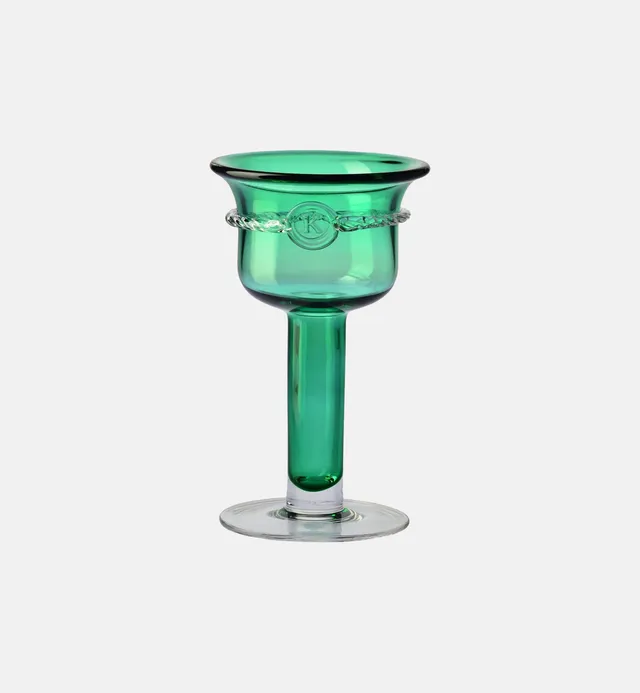 krosno-aurelia-bougeoir-cristal-meraude-25-cm image 1