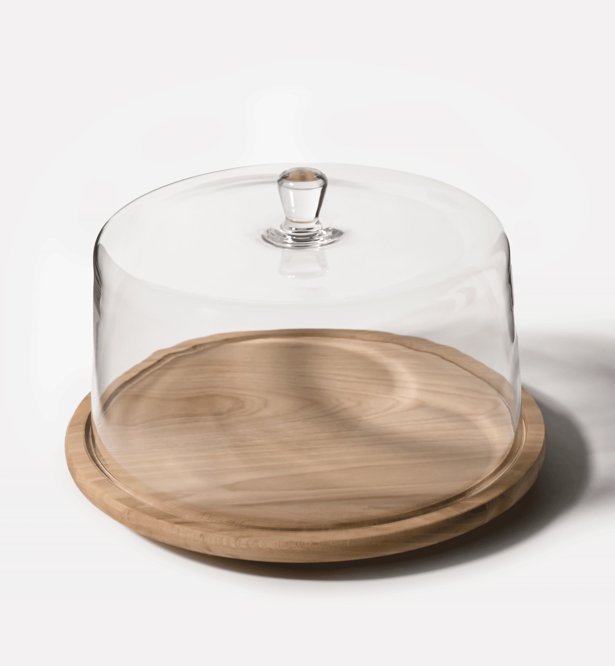 krosno-glamour-cloche-g-teau-plateau-bois-33-cm image 2