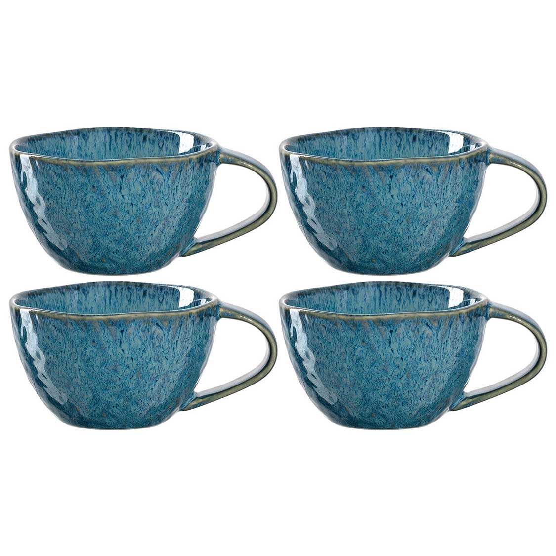 leonardo-matera-tasses-c-ramique-bleues-290-ml-lot-de-4 image 1