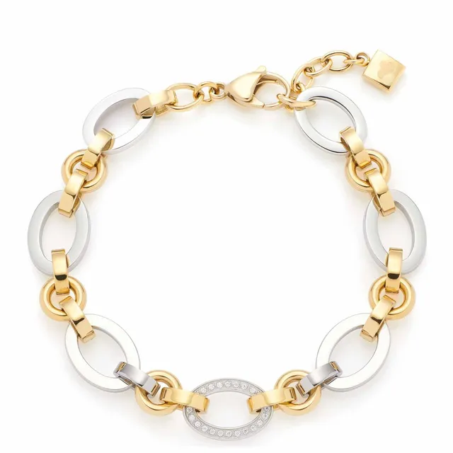leonardo-lena-bracelet-acier-bicolore-femme image 1