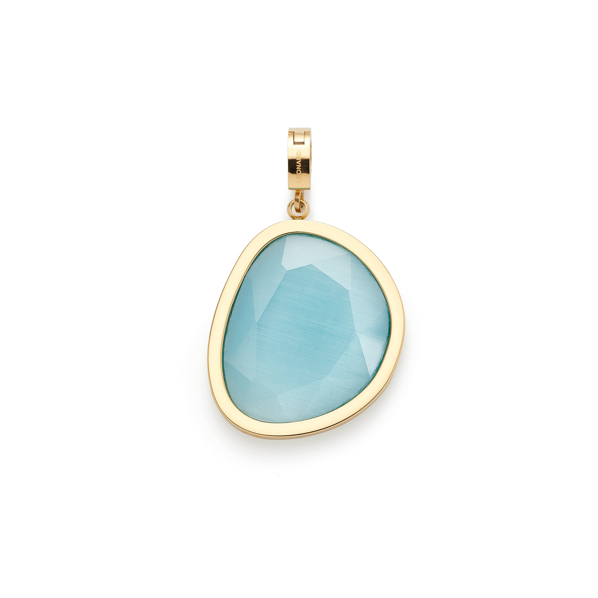 leonardo-bonny-pendentif-clip-mix-dor-turquoise image 1