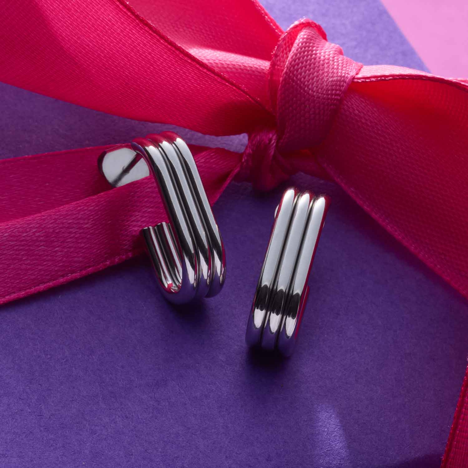 leonardo-elisabeth-boucles-d-oreilles-argent-poli image 4